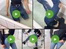 Watch @joanawet how she gets wet in casual clothes. Fantastic job